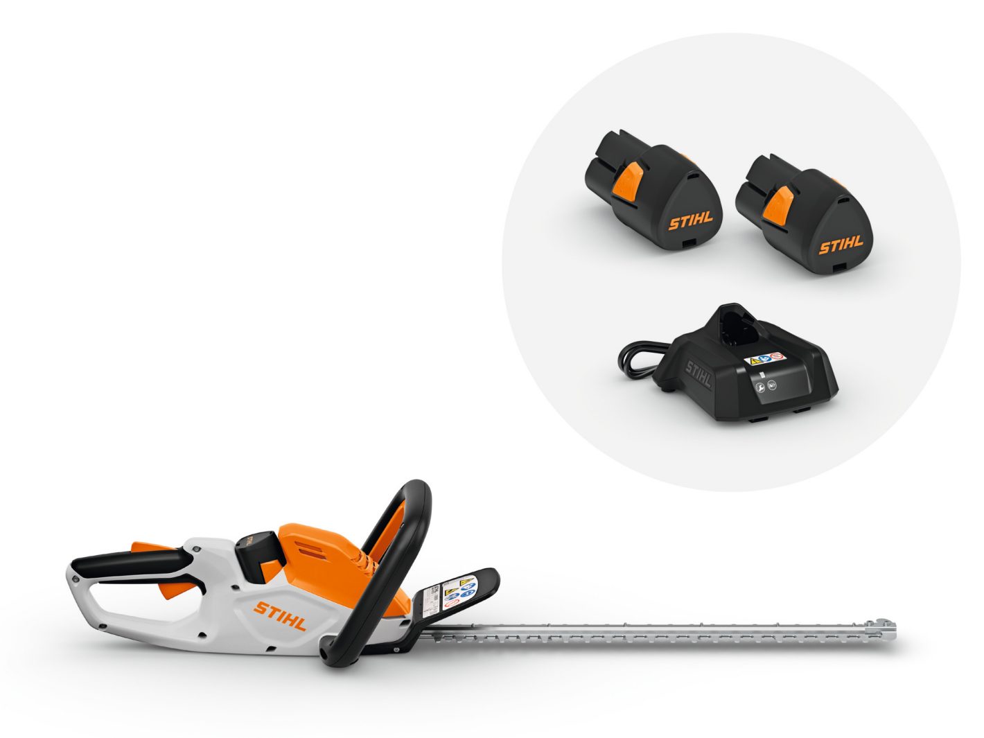 STIHL HSA 40 Akku-Heckenschere Grundgerät Set mit 2x Akku AS 2 und Ladegerät AL 1