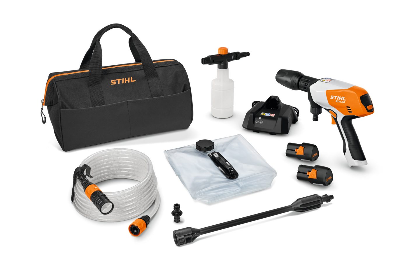 STIHL RCA 20 Akku-Druckreiniger Set mit 2x Akku AS2 und Ladegerät AL1 STIHL RCA 20 Akku-Druckreiniger Set mit 2x Akku AS2 und Ladegerät AL1