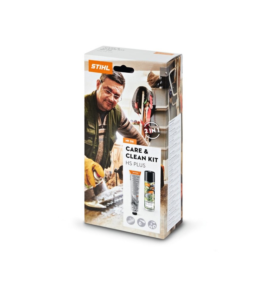STIHL Care & Clean Kit HS Plus Reinigungs Set für Heckenscheren und Heckenschneider STIHL Care & Clean Kit HS Plus Reinigungs Set für Heckenscheren und Heckenschneider