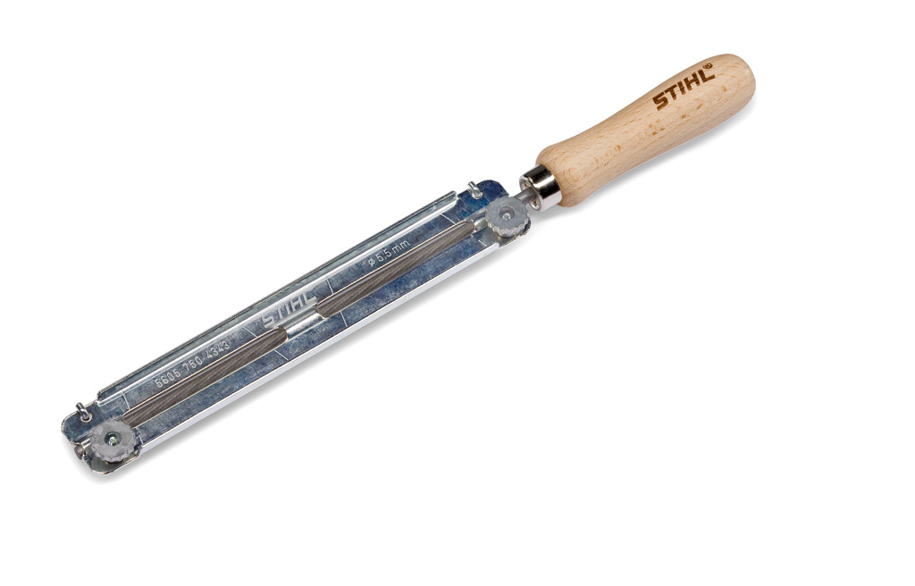 STIHL Feilenhalter mit Rundfeile für Sägeketten 1/4" P-Ketten Ø 3,2 mm
