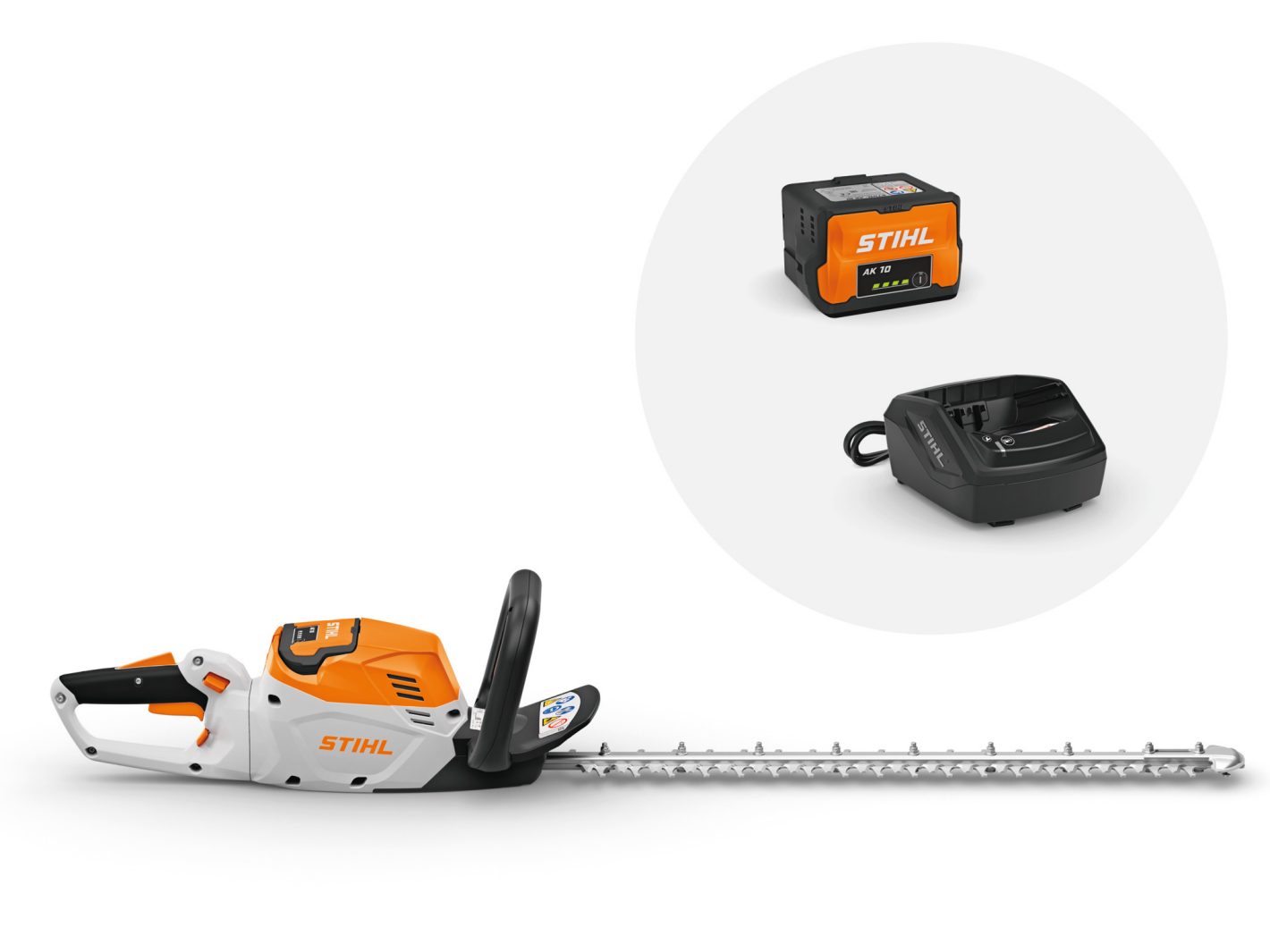 STIHL HSA 60 Akku-Heckenschere mit Akku AK 10 und Ladegerät AL 101