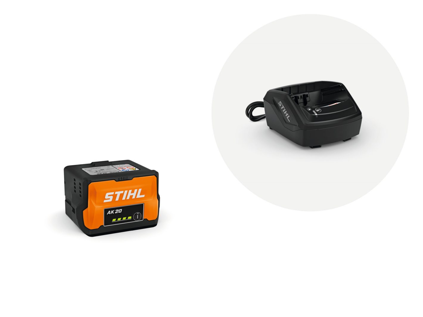 STIHL Starter Set mit Akku AK 20 und Ladegerät AL 101