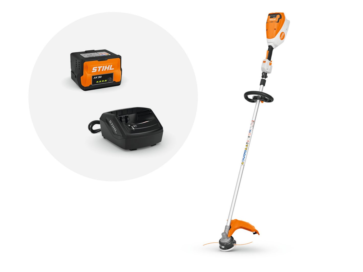 STIHL FSA 80 R Akku-Motorsense Freischneider Set mit Akku AK 30 und Ladegerät AL 101
